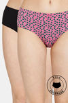Rosaline Cyber Grove Medium Rise Full Coverage Hipster Panty (Pack of 2) - Multicolor — thumbnail 1